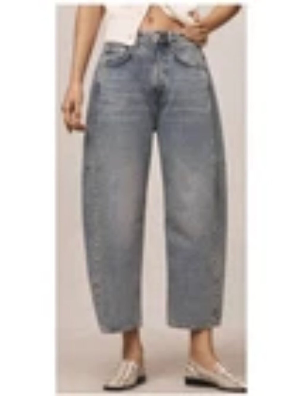Rag & Bone The Charlie High Rise Barrel Jean, Size 30 Arlo Wash NWT - Picture 3 of 15